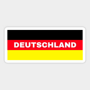 Deutschland in German Flag Sticker